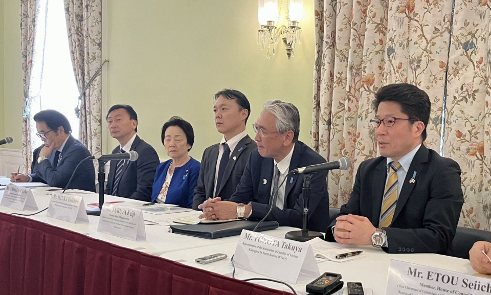 Families of Japanese abducted by North Korea call for Trump's support