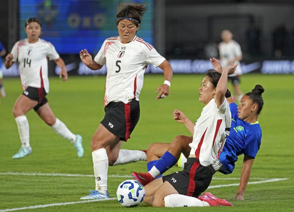 Football: Nadeshiko Japan suffer back-to-back defeats against Brazil
