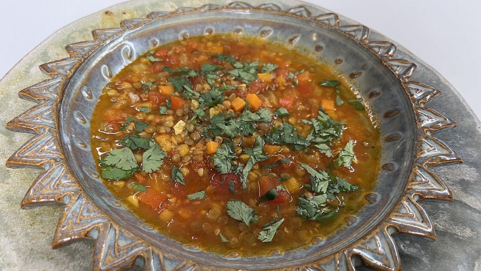 Rory's Moroccan spiced lentil soup