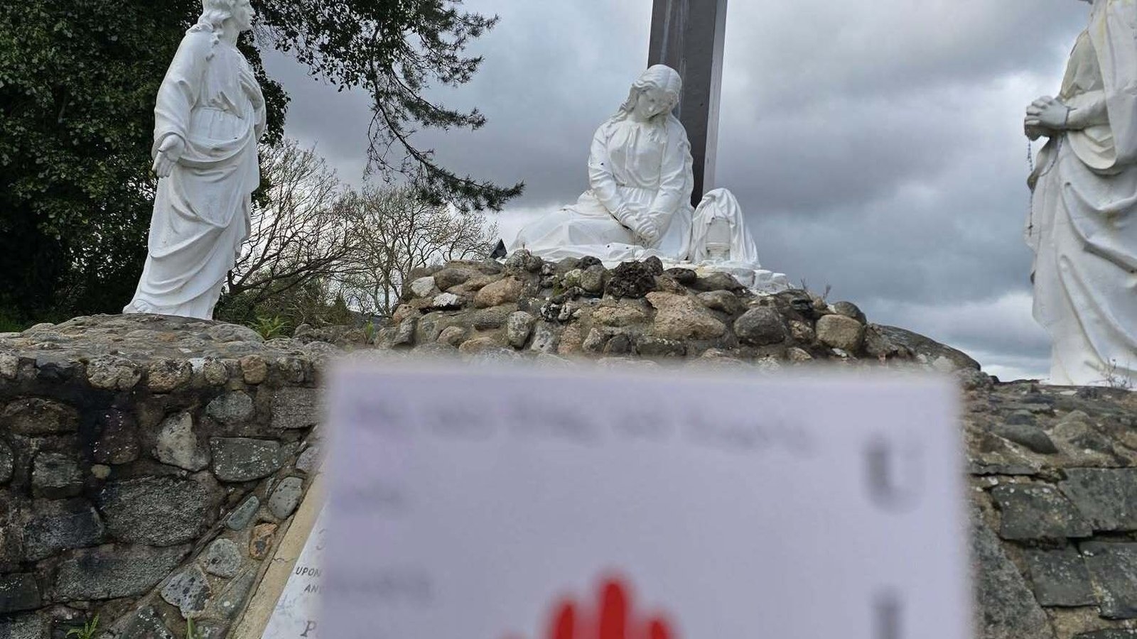 Shock over offensive images taken at religious shrine in Louth