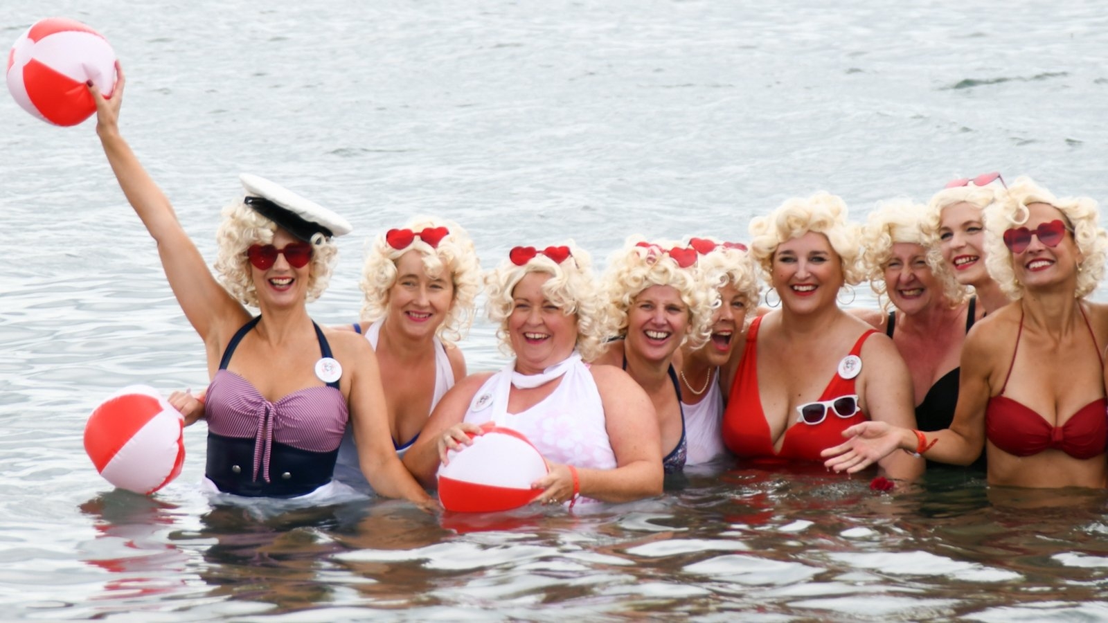 'A beautiful sisterhood': Marilyn swim to raise funds for cancer