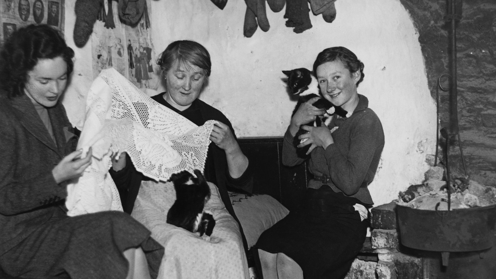 How did the housewives of rural Ireland make money?