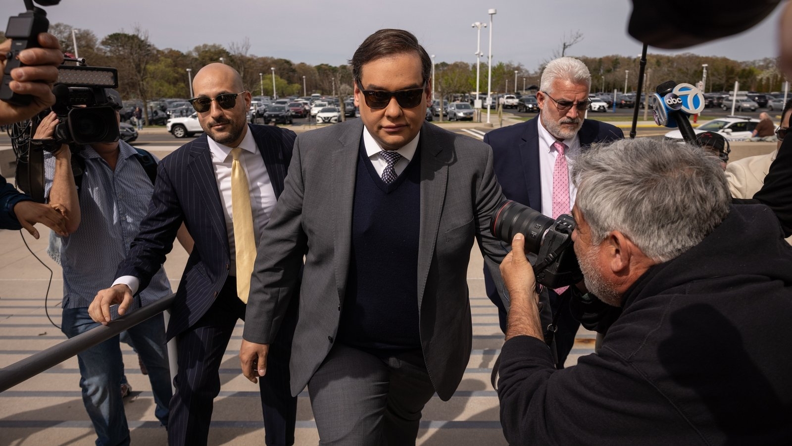 Disgraced US ex-congressman Santos jailed for seven years for 'brazen' fraud