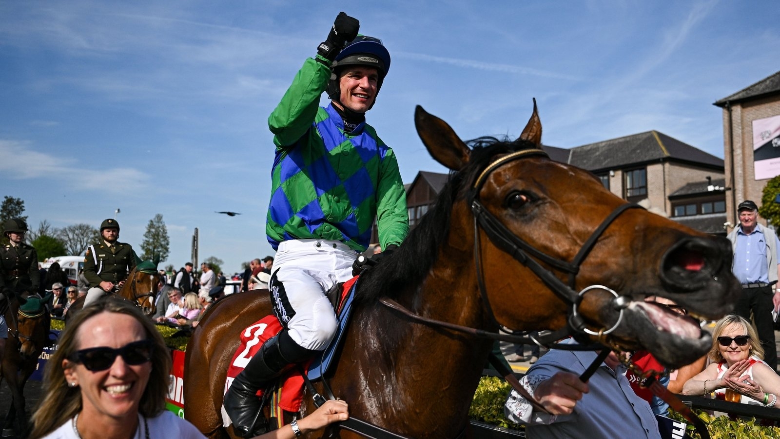 Champ Kiely scores upset win to clinch Dooley Insurance Group Champion Novice Chase at Punchestown