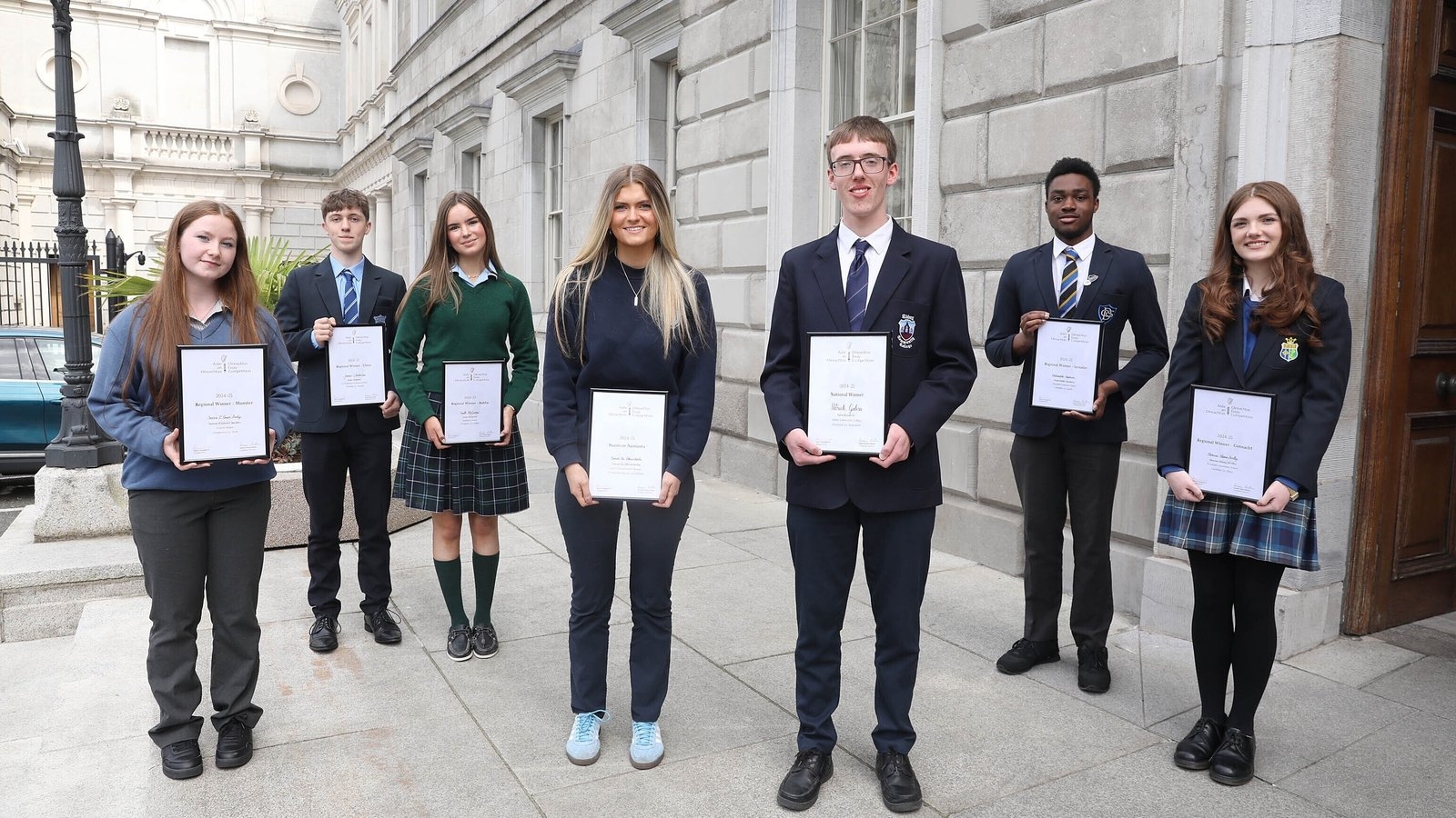 Students honoured as part of Oireachtas essay competition