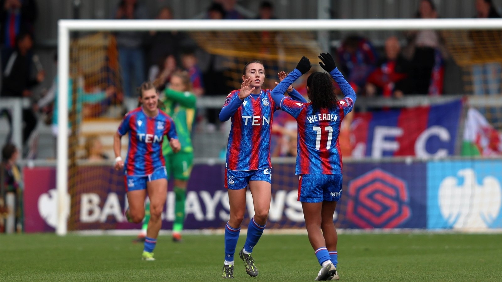 WSL: Abbie Larkin on target as relegated Crystal Palace salvage draw