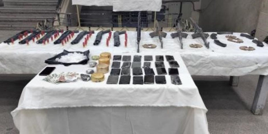 ضبط 270 قضية مخدرات و110 قطعة سلاح ناري خلال 24 ساعة