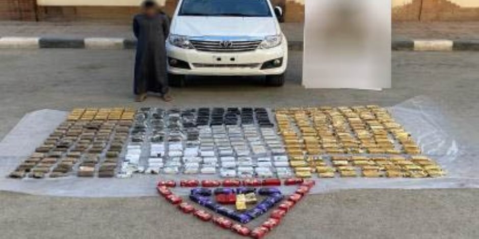 ضبط عناصر إجرامية من جالبى المواد المخدرة وبحوزتهم مضبوطات تقدر بـ 80 مليون جنيه