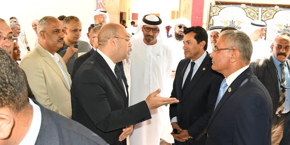 وزير الشباب والرياضة ومسؤولي زايد العليا لذوي الهمم يشهدون انطلاق قافلة "زايد الخير" وتوقيع بروتوكول تعاون