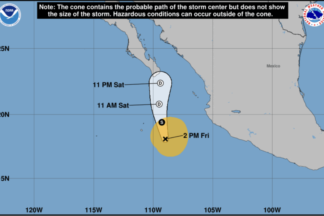 Tropical Storm Alvin Spins in Pacific, Not Expected to Enter Gulf