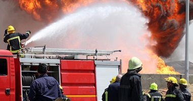 وفاة شابين من المصابين فى حريق خط الغاز بطريق الواحات بمدينة 6 أكتوبر
