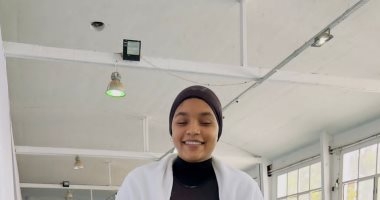 الكابتن فى المطبخ.. نعمة سعيد بطلة رفع الأثقال تقدم طريقة عمل المكرونة بالتونة