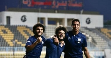 مجموعة الهبوط.. إنبى يتقدم على طلائع الجيش 1-0 فى الشوط الأول