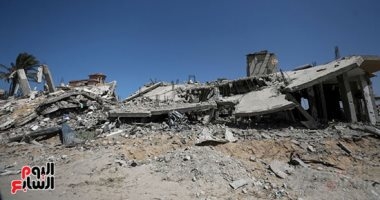 استشهاد 10 فلسطينيين فى قصف الاحتلال الإسرائيلى غزة وخان يونس