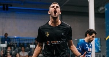 على أبو العينين يتأهل لربع نهائي بطولة ألمانيا المفتوحة للاسكواش