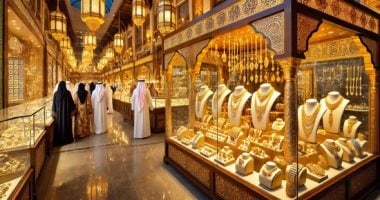 سعر الذهب اليوم الخميس 22 مايو 2025 فى السعودية عيار 21 بـ348.50 ريال