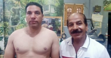 عزيمة لا تقهر.. حكاية شاب شرقاوى من معاناة السمنة المفرطة إلى بطل كمال أجسام بعد ممارسة الرياضة.. هشام حنفى: وزنى كان 155 كجم وصاحبتنى الأمراض وبالتدريبات أصبحت 95 كجم فى 6 أشهر فقط ويؤكد: العزيمة مفتاح النجاح
