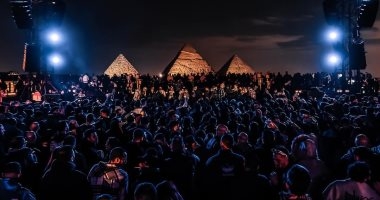حفل للفرقة الموسيقية العالمية deep house Bible بالأهرامات