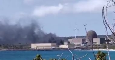 إخماد حريق هائل فى محطة للطاقة النووية جنوب تايوان.. فيديو