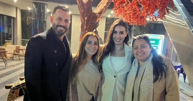 أبطال مسلسل الأميرة ظل حيطه يحتفلون بانتهاء تصوير آخر المشاهد
