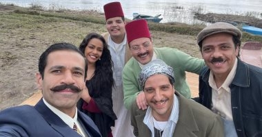 صدقى صخر ينشر صورًا من كواليس مسلسل النص