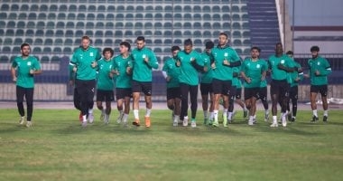 لاعبو المصري يؤدون تدريبات خاصة في الجيم لرفع اللياقة قبل مواجهة سيمبا