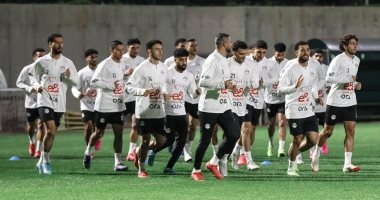 منتخب مصر يخوض تدريبه على ملعب أكاديمية الرجاء استعدادا لـ إثيوبيا (صور)