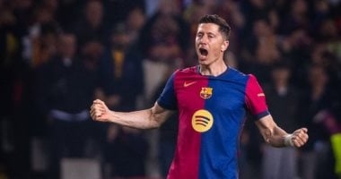 برشلونة ضد دورتموند.. ليفاندوفسكي يعزز تقدم البارسا بهدف ثان فى الدقيقة 48