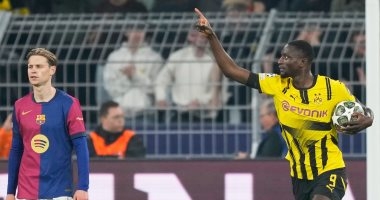 دورتموند ضد برشلونة.. جيراسى يسجل الهاتريك لبطل ألمانيا بخطأ قاتل "فيديو"