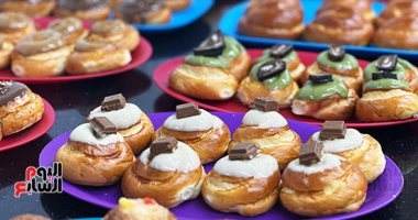 المنجأونة.. الحلوى البورسعيدية التى خطفت الأضواء فى شم النسيم.. من وصفة إيطالية إلى تقليد شعبى ينتظره أهالى بورسعيد كل عام.. الشيف معتز عاطف يكشف سر الإقبال وطريقة التطوير.. صور