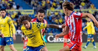 أتلتيكو مدريد يسقط في الوقت القاتل أمام لاس بالماس بالدوري الإسباني