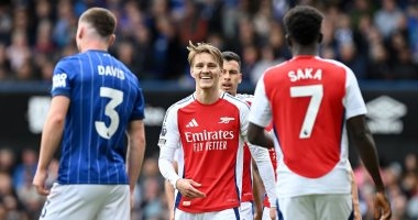 ملخص وأهداف مباراة إيبسويتش تاون ضد أرسنال 0-4 فى الدوري الإنجليزي