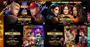 رياضة عالمية / ملخص اليوم الأول من عروض راسلمينيا 41 WWE Wrestlemania.. فيديو