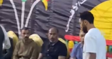 الشحات وأفشة وصبحى خليل وأبو الليف أبرز الحاضرين فى عزاء أمح الدولى