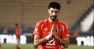 فرحه لم تكتمل.. احتفال وسام أبو علي بهدفه في المصري قبل إلغائه (فيديو)