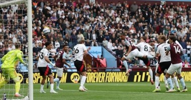 أستون فيلا ضد فولهام.. الفيلانز يتقدم 1 - 0 فى الشوط الأول "فيديو"