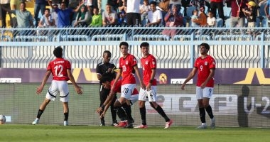 منتخب الشباب يتقدم على غانا 2-1 في الشوط الأول بربع نهائي أمم أفريقيا