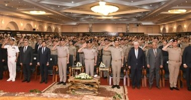 وزير الدفاع يشهد إفتتاح المؤتمر الدولى العلمى للكلية الفنية العسكرية