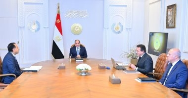الرئيس السيسى يبحث مع رئيس الوزراء ووزير الصحة محاور عمل المجموعة الوزارية للتنمية البشرية