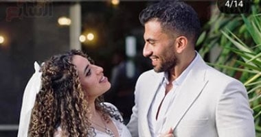 10 صور من عقد قران الفنان يوسف حشيش والشاعرة منة عدلى القيعى