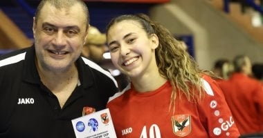 فرح الروبي أفضل لاعبة في مباراة الأهلي وأول أغسطس لكرة اليد
