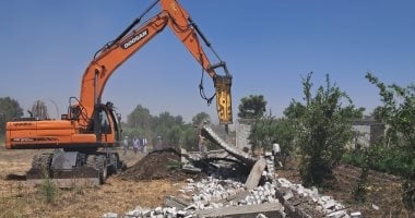 إزالة تعديات على حوالى 2 مليون متر أراضى فى الأقصر خلال أسبوع.. صور