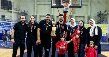 ناشئات الأهلي يفزن ببطولة الجمهورية لكرة السلة تحت 14سنة