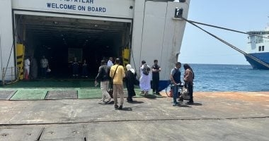 مغادرة الفوج الثانى من حجاج بيت الله الحرام ميناء نويبع البحرى