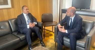 وزير الخارجية والهجرة يلتقى نظيره الفرنسى فى بروكسل