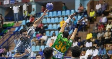 مشاهد مثيرة من فوز يد الأهلي على درب سلطان المغربي في نصف نهائى الكؤوس الأفريقية