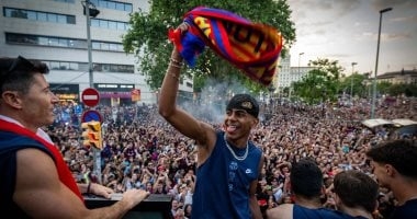 شاهد.. أبرز مهارات وأهداف لامين يامال مع برشلونة بعد تجديد عقده