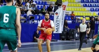 الأهلي يتقدم على الاتحاد 41 - 25 فى الشوط الأول بنهائي سوبر السلة