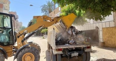 رفع 50 طن قمامة ومخلفات فى 4 قرى بمركز سوهاج