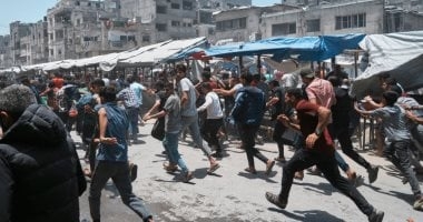 الإعلام الحكومى بغزة: ارتفاع عدد الشهداء مراكز توزيع المساعدات إلى 102